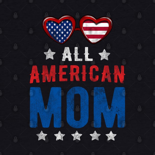 All American Mom 4th Of July Patriotic by Rebrand